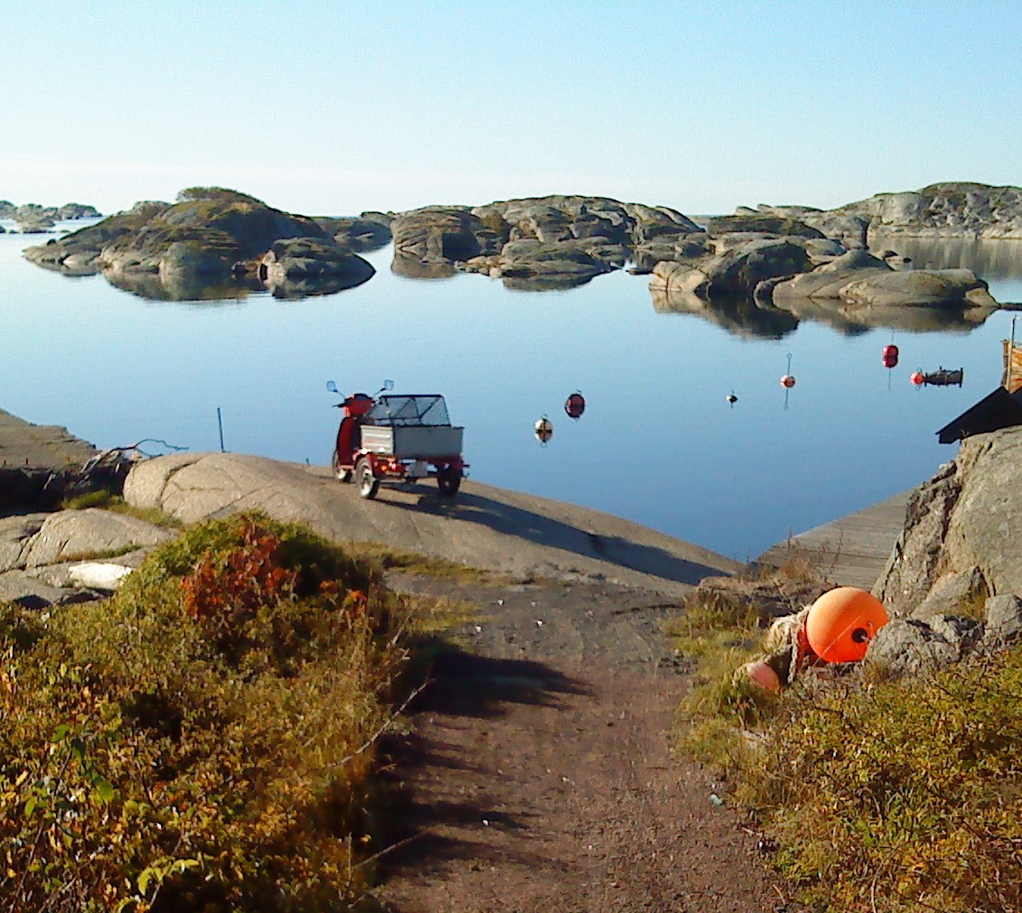 Skjærgård, havblikk
