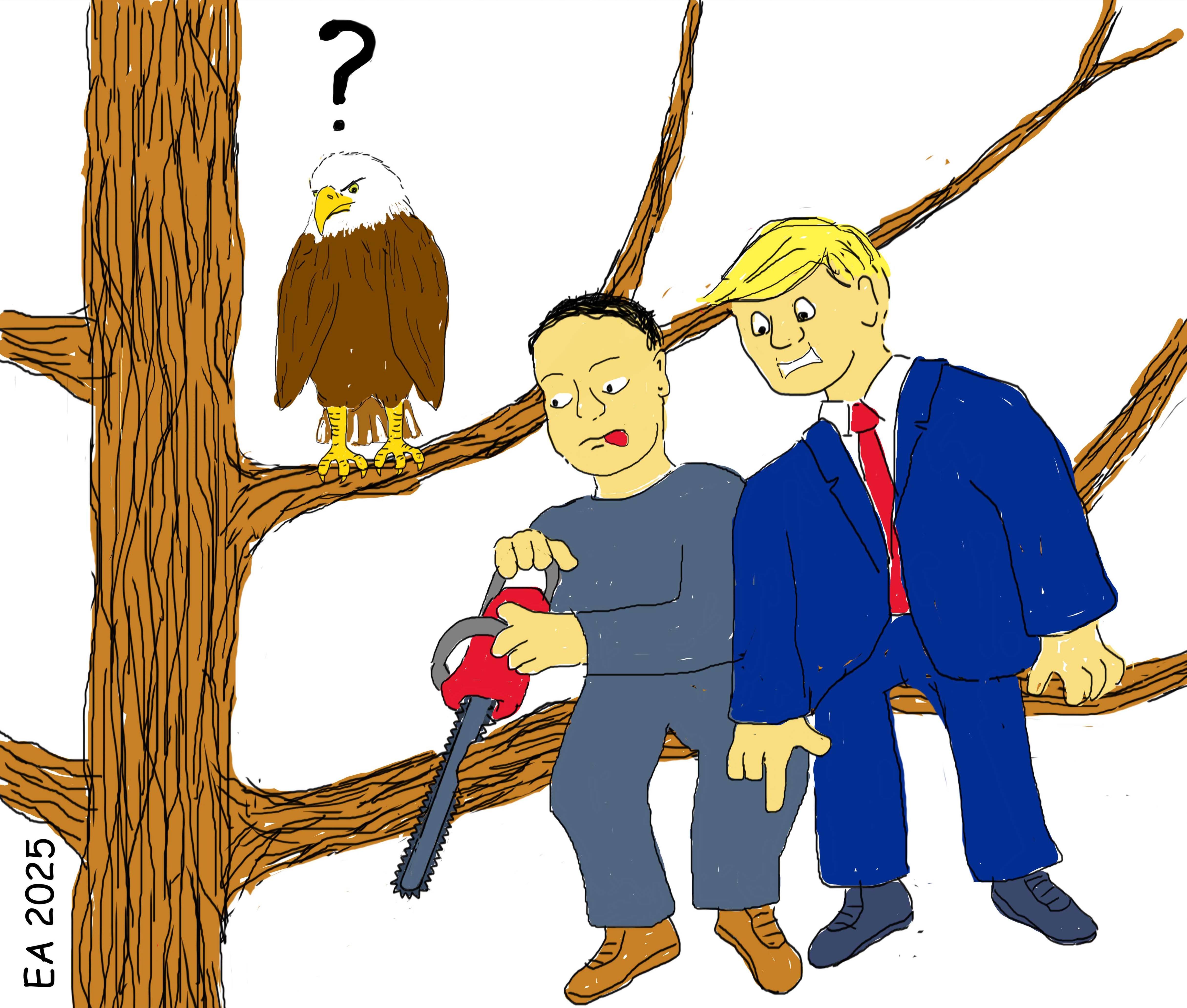 Musk with the chainsaw