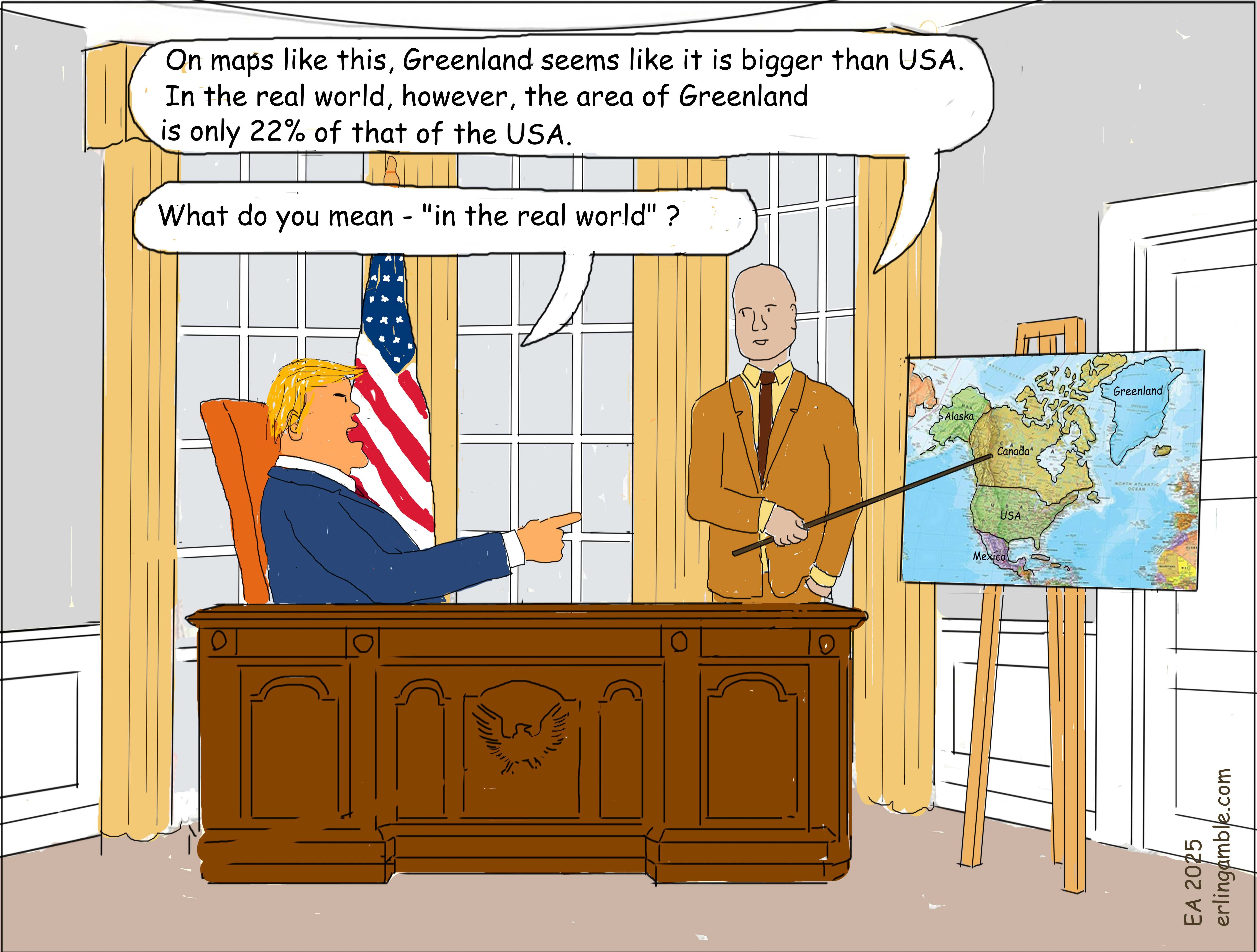 Geography Lesson in the oval office
