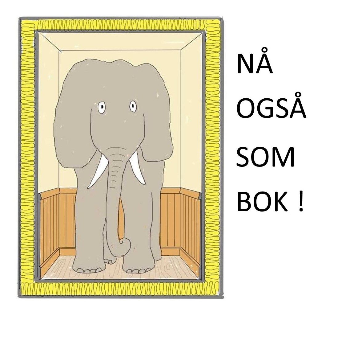 Elephant in a small room.