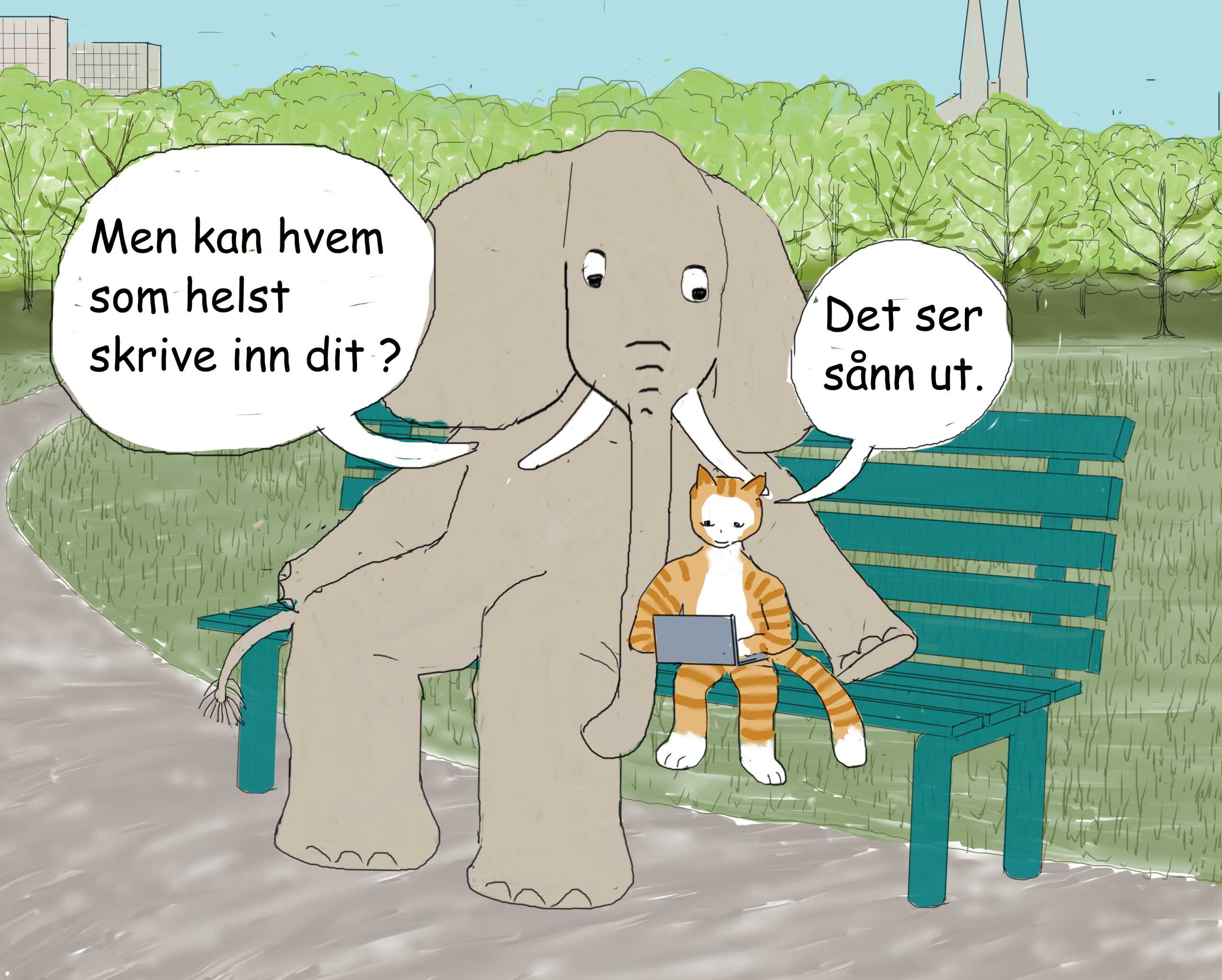 sofus og elefanten i parken